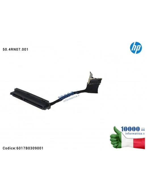 6017B0309001 Cavo Connettore Hard Disk HDD SATA HP DV6-6000 DV7-6000 DM4-3000 [10 cm] 50.4RN07.001 6017B0309001 6017B030901 D...