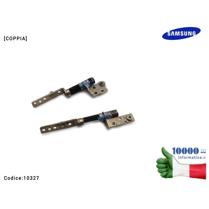 Cerniere Hinges SAMSUNG NP530 NP530U3C NP530U3B NP535U3C NP535U3B [COPPIA] Lotus13 Lotus13-R Lotus13-L