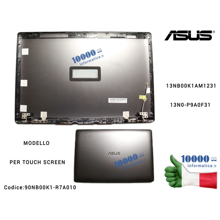 Cover LCD [TOUCH] ASUS N550 N550JA N550JV N550LF N550JK N550JX G550JK 13NB00K1AM1231 13N0-P9A0F31