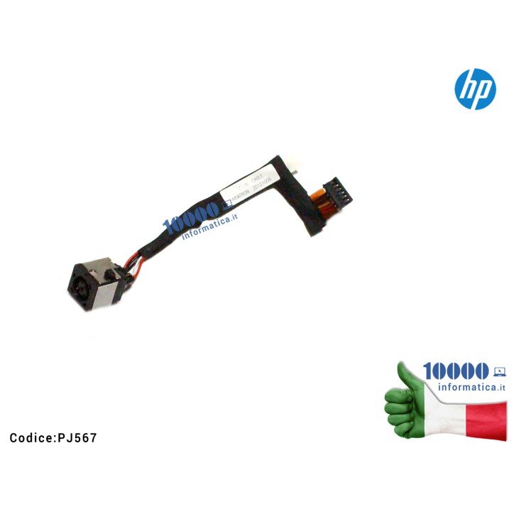 Connettore di Alimentazione DC Power Jack PJ567 HP Probook 6560B 8560W