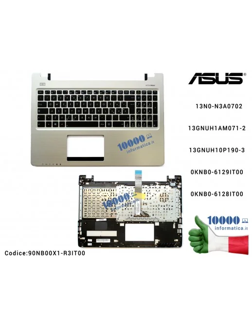 90NB00X1-R3IT00 Tastiera Italiana Completa di Top Case Superiore ASUS VivoBook S550 S550C S550CA S550CB S550CM K56 K56CA K56C...