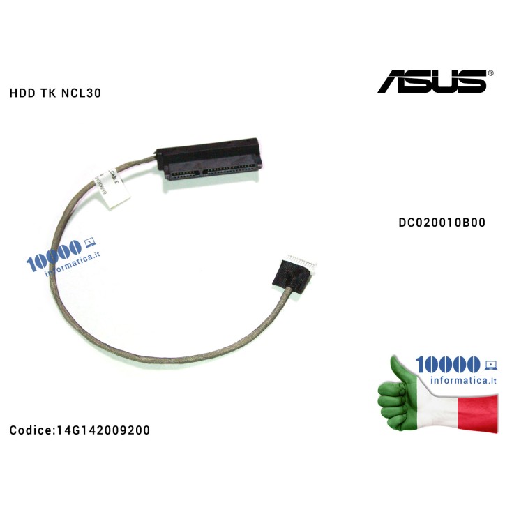 Cavo Collegamento Hard Disk Connettore HDD TK NCL30 ASUS All In One ET2010 ET2010AG ET2010P ET2011E DC020010B00
