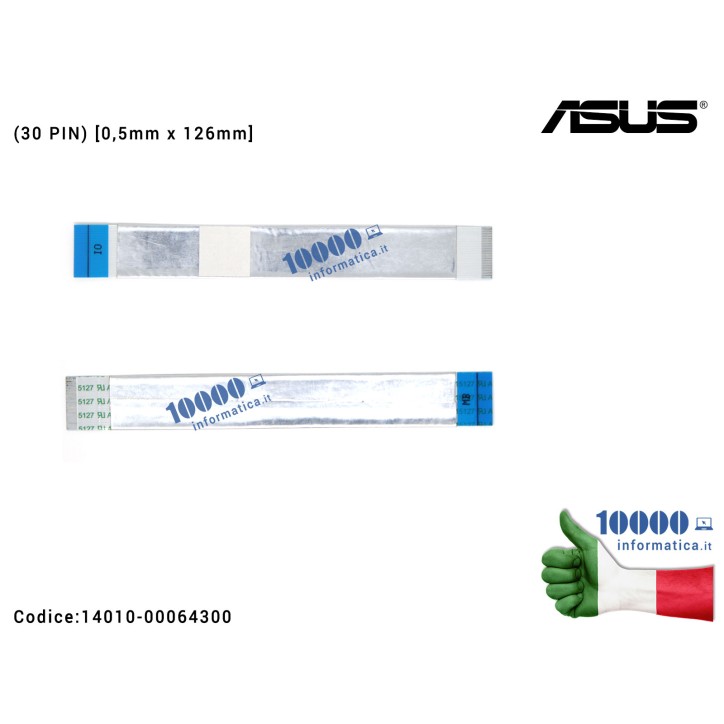 Cavo Collegamento IO FFC (30 PIN) [0,5mm x 126mm] ASUS X502 X502C X502CA 14010-00064300