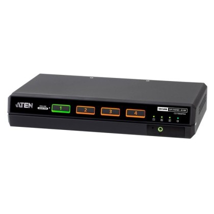 CS1184DPH4-AT-G CS1184DPH4-AT-G Aten 4-Port USB 5K USB DisplayPort/HDMI Single/Dual Display Universal Secure KVM Switch