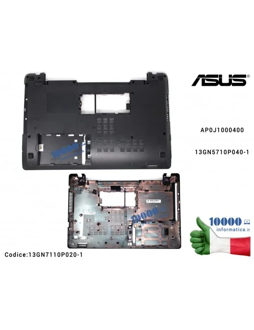 13GN7110P020-1 Bottom Case Cover Lower Inferiore ASUS A53U X53U K53BE K53BR K53BY K53TA K53TK K53U K53Z AP0J1000400 13GN5710P...