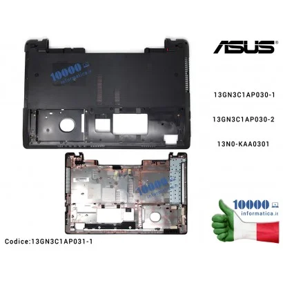 13GN3C1AP031-1 Bottom Case Cover Lower Inferiore ASUS K53 K53E K53SC K53SD K53SJ K53SM K53SV X53S 13N0-KAA0301