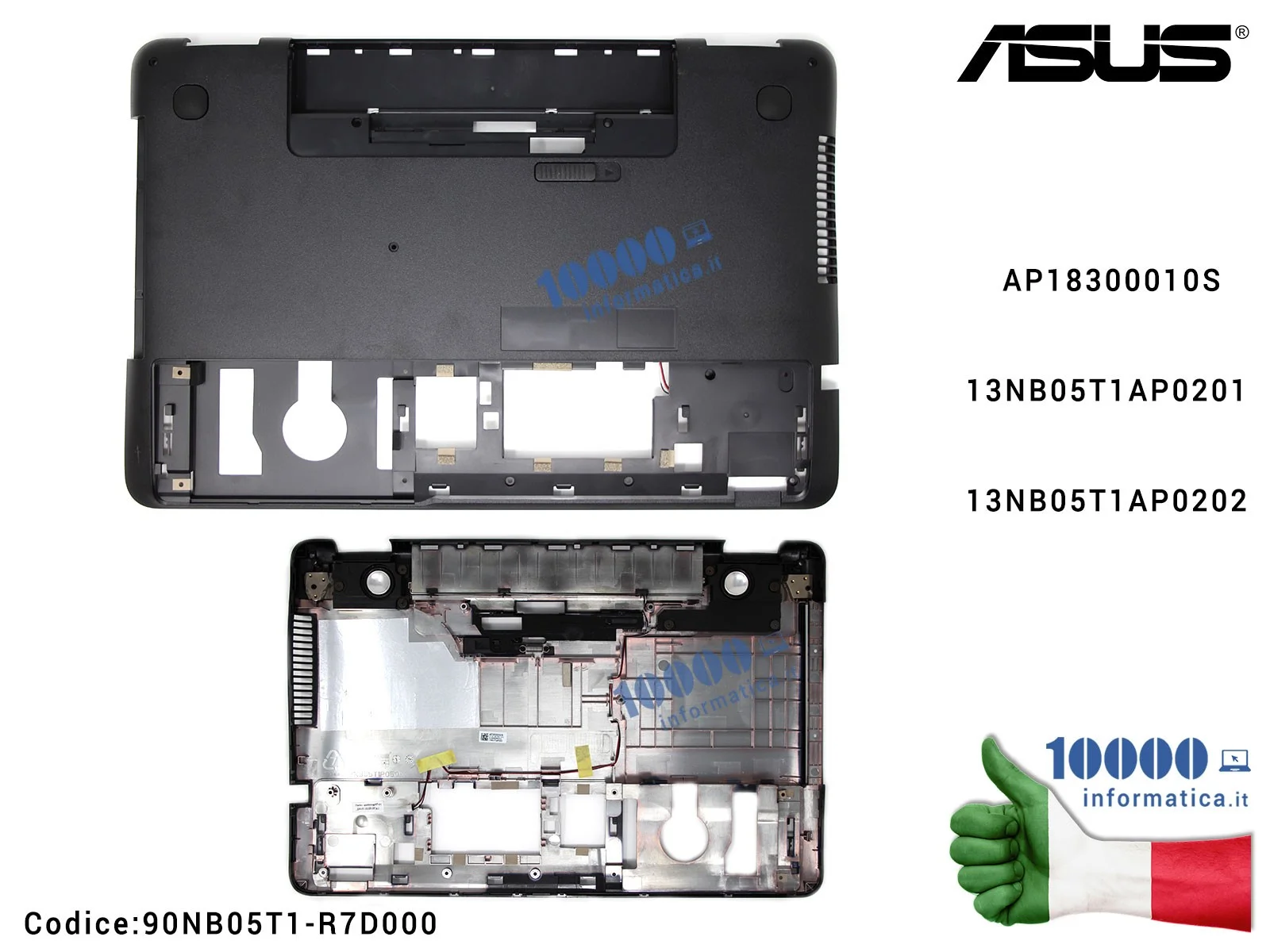 90NB05T1-R7D000 Bottom Case Cover Lower Inferiore ASUS N551 N551JA N551JB N551JK N551JM N551JQ N551JW N551JX N551VW AP1830001... 90NB05T1-R7D000 Bottom Case Cover Lower Inferiore ASUS N551 N551JA N551JB N551JK N551JM N551JQ N551JW N551JX N551VW AP1830001...