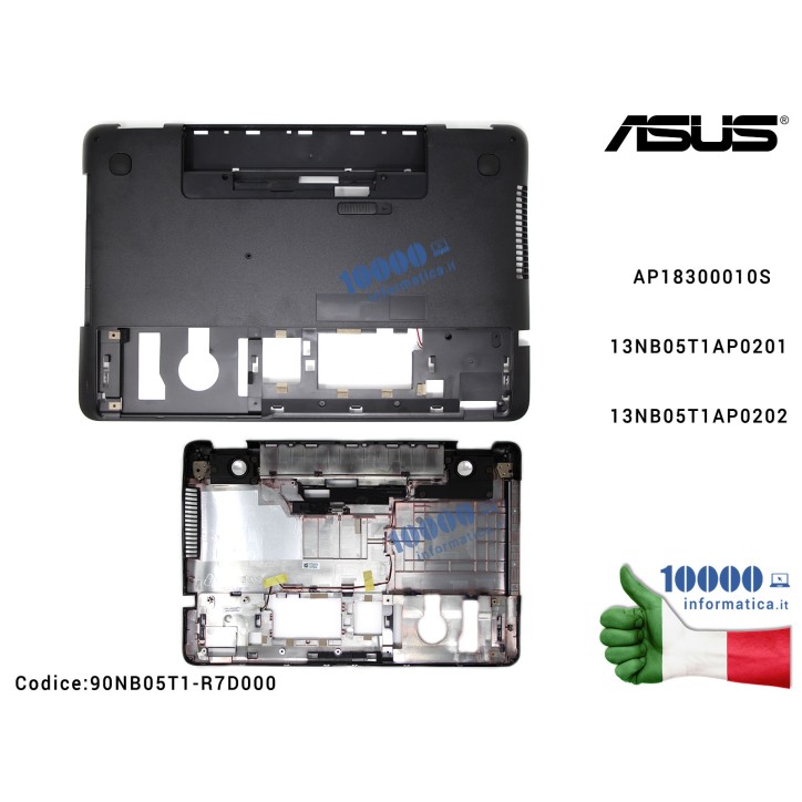 Bottom Case Cover Lower Inferiore ASUS N551 N551JA N551JB N551JK N551JM N551JQ N551JW N551JX N551VW AP18300010S 13NB05T1AP0201 1