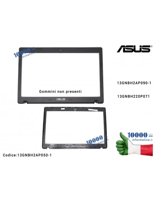 13GNBH2AP050-1 Cornice Display Bezel LCD ASUS X55A X55C X55U X55V F55C X55VD 13GNBH2AP090-1 13GNBH220P071
