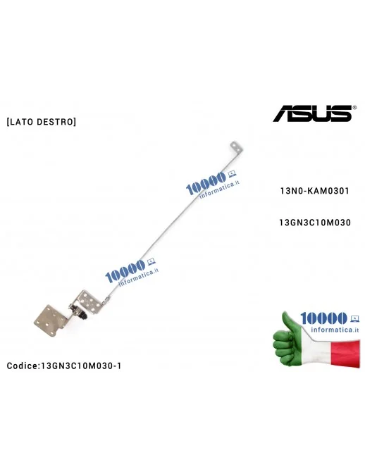 13GN3C10M030-1 Cerniera Hinge [DX] ASUS K53 K53E K53SC K53SD K53SJ K53SK K53SM K53SV [LATO DESTRO] 13N0-KAM0301 13GN3C10M030