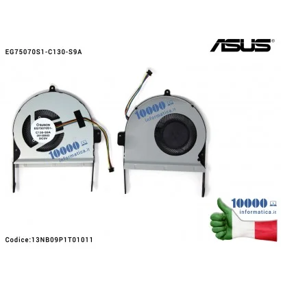 Ventola di Raffreddamento Fan CPU ASUS VivoBook Pro N552 N552V N552VW N552VX EG75070S1-C130-S9A