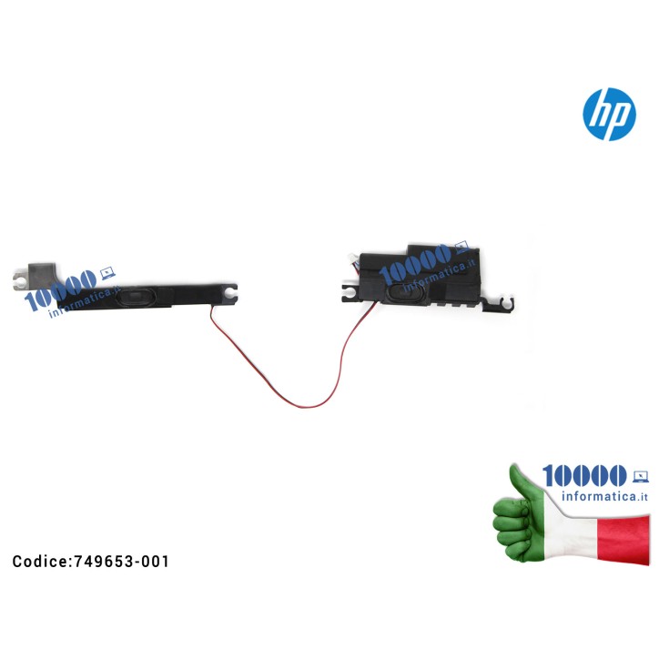 Altoparlanti Speaker HP Pavilion 15-G 15-R 15-S 250 G3 (COPPIA) 749653-001 (L+R) Set DESTRO + SINISTRO