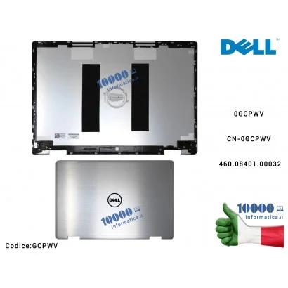 GCPWV Cover LCD DELL Inspiron 15MF 7000 7569 7579 (SILVER) [TOUCH] GCPWV 0GCPWV CN-0GCPWV 460.08401.0003 PER TOUCHSCREEN