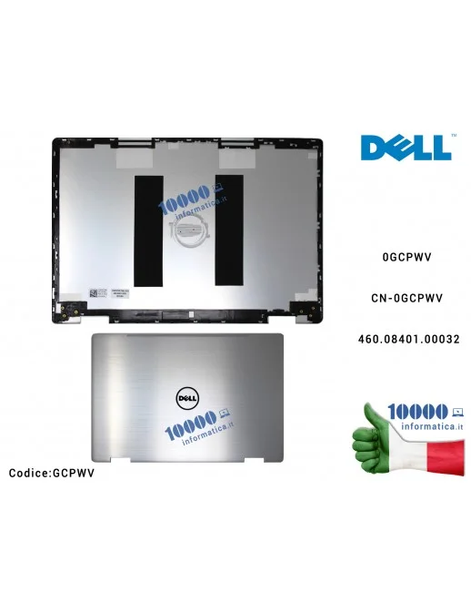 GCPWV Cover LCD DELL Inspiron 15MF 7000 7569 7579 (SILVER) [TOUCH] GCPWV 0GCPWV CN-0GCPWV 460.08401.0003 PER TOUCHSCREEN