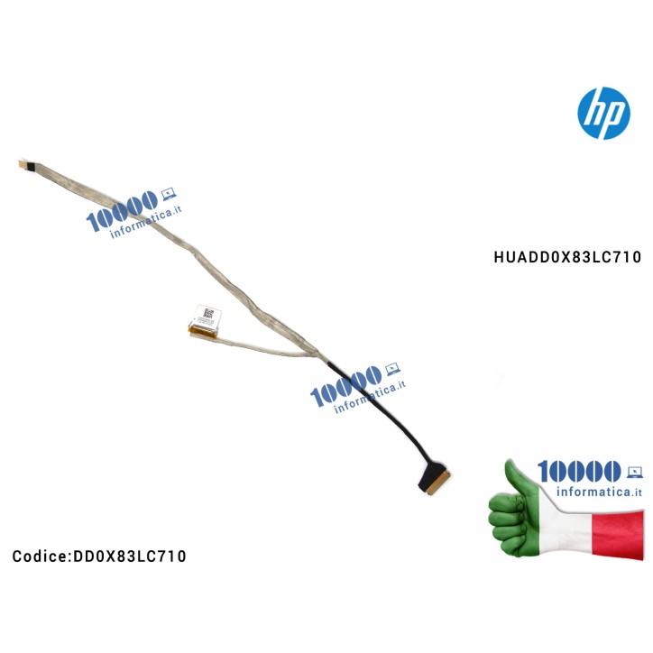 Cavo Flat LCD HP ProBook 450 G4 455 G4 DD0X83LC710 DD0X83LC810 DD0X83LC720 DD0X83LC700 905760-001