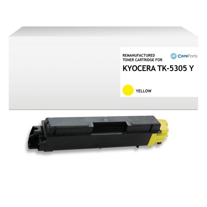 QI-KY2085Y CoreParts Toner kit Yellow + waste box for KYOCERA, Pages: 6000, suitable for TASKalfa 350 ci, 351 CI TK-5305Y, 1T02V