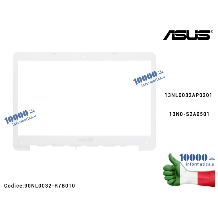 Cornice Display Bezel LCD ASUS E402 E402M E402MA R417 (BIANCA) 13NL0032AP0201 13N0-S2A0501 90NL0032-R7B010