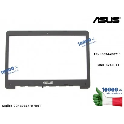 90NB0B64-R7B011 Cornice Display Bezel LCD ASUS E402 E402M E402MA R417 (NERA) 13NL0034AP0211 13N0-S2A0L11 90NB0B64-R7B011