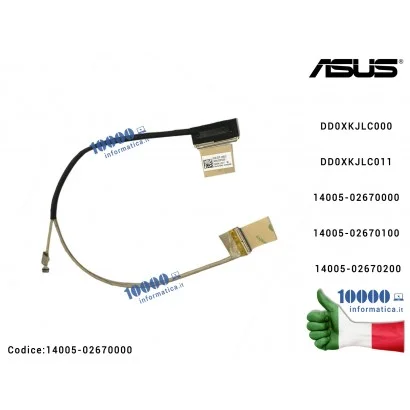 14005-02670000 Cavo Flat LCD ASUS VivoBook 15 X530 S530 X530F X530FA X530FN X530U X530UA X530UF X530UN S530F S530FA S530FN S5...