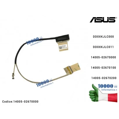 14005-02670000 Cavo Flat LCD ASUS X530 S530 X530F X530FA X530FN X530U X530UA X530UF X530UN S530F S530FA S530FN S530U S530UA S...