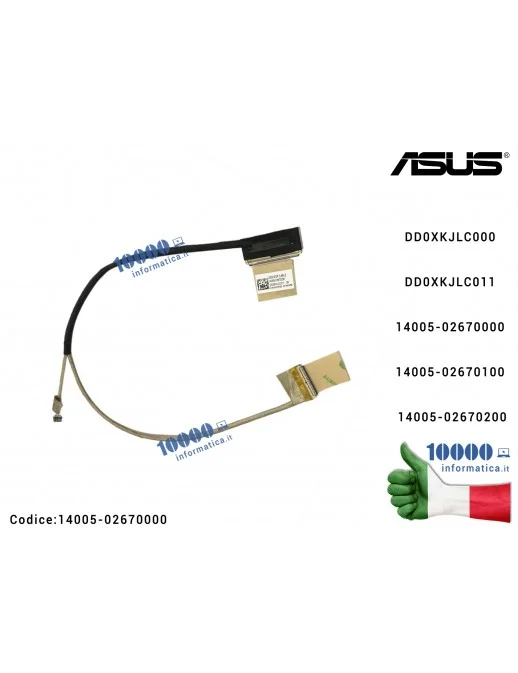 14005-02670000 Cavo Flat LCD ASUS VivoBook 15 X530 S530 X530F X530FA X530FN X530U X530UA X530UF X530UN S530F S530FA S530FN S5...