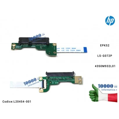 L20454-001 Cavo Connettore Hard Disk HDD SATA HP Pavilion 250 G7 15-DA 15-DB TPN-C135 EPK52 LS-G072P 4350M932L01 L20454-001 1...