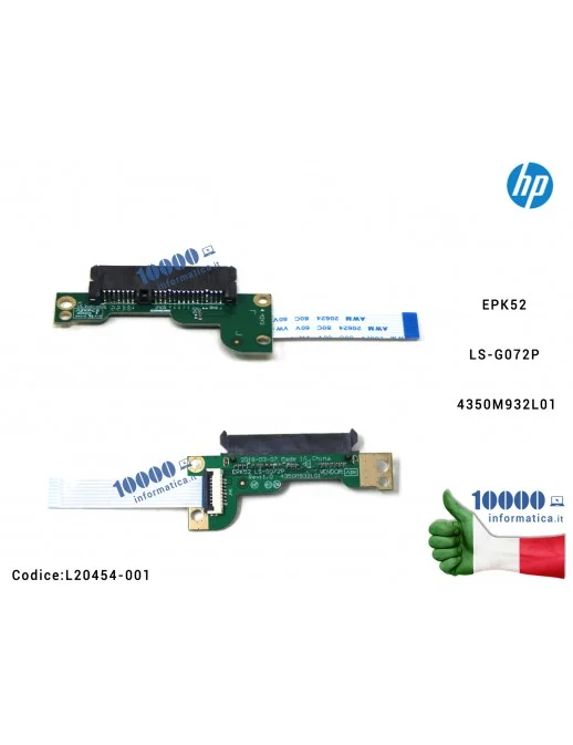 L20454-001 Cavo Connettore Hard Disk HDD SATA HP Pavilion 250 G7 15-DA 15-DB TPN-C135 EPK52 LS-G072P 4350M932L01 L20454-001 1...