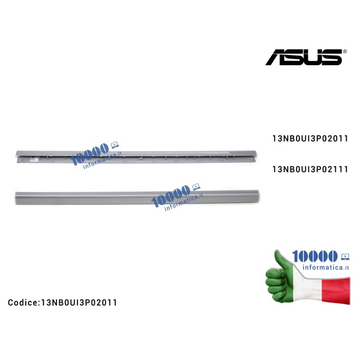 Copri Cerniere Coperchio ASUS VivoBook Pro 16X OLED N7600PC [Comet Grey] N7600ZE UX325UAZ UX425UAZ X7600PC M7600RE [GRIGIO CHIARO] 13NB0UI3P02011 EBXJD016010