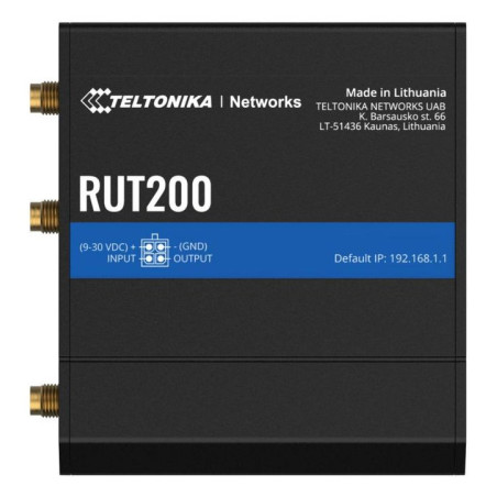 RUT200310000 Teltonika Networks RUT200 (EU) 4G Cat4/WiFi LTE router eSIM