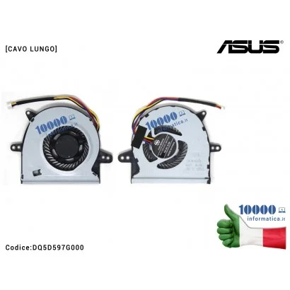 DQ5D597G000 Ventilatore Fan CPU ASUS F501 F501U F401 F401U 13GNMO10M070-1 Ventola Fan CPU ASUS F501U X501U X401U EF50050V1-C0...