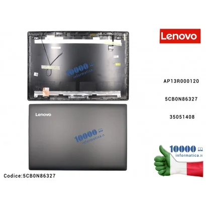 Cover LCD LENOVO [ONYX BLACK] IdeaPad 320-15ABR (80XS) 320-15IAP (80XR) 320-15AST (80XV) 320-15IKB (80XL) (80YE) 320-15ISK (80XH) AP13R000120 5CB0N86327 35051408