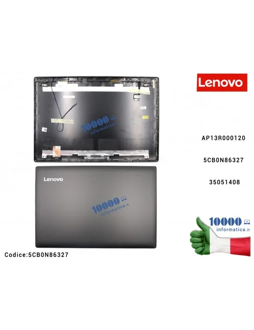5CB0N86327 Cover LCD LENOVO [ONYX BLACK] IdeaPad 320-15ABR (80XS) 320-15IAP (80XR) 320-15AST (80XV) 320-15IKB (80XL) (80YE) 3...