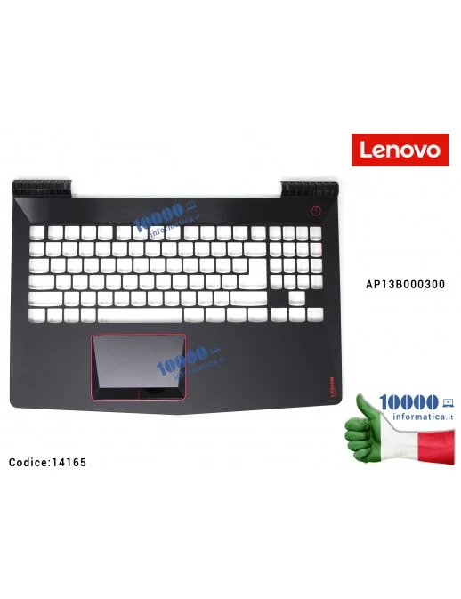 14165 Top Case Upper Palmrest LENOVO Legion Y520-15IKBN (80WK) R520-15IKBN R720-15IKBN AP13B000300 Cover Superiore senza tast...