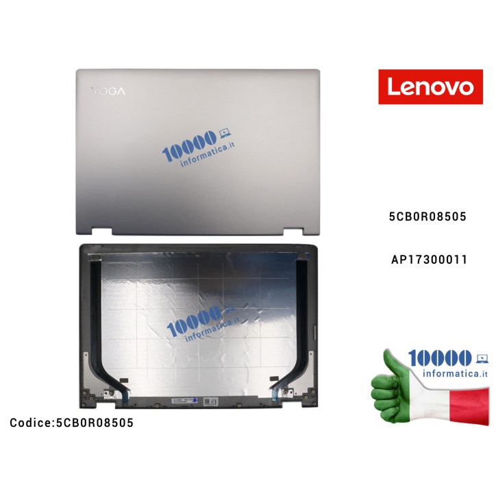 Cover LCD LENOVO Yoga 530-14IKB (81EK) 530-14ARR 5CB0R08505 AP17300011 [PLATINUM GREY]