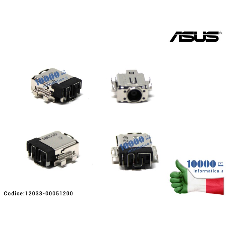 Connettore DC Power Jack ASUS ZenBook UX533 UX533F UX533FD UX530UX PU404 P5440 P5340 P5240 B5440 12033-00051200