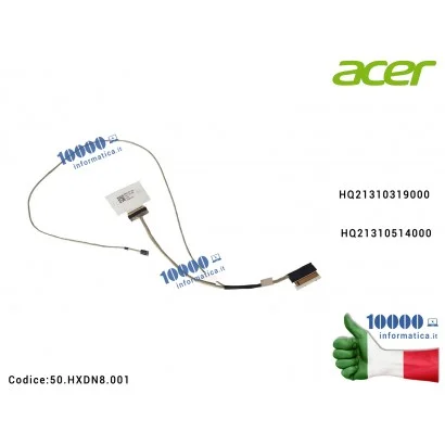 Cavo Flat LCD ACER Aspire A315-34 B315-34 A315-22 A115-31 (30 PIN) 50.HXDN8.001 50HXDN8001 ZNB8607 HQ21310319000 HQ21310514000 NB8612