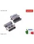 14115 Connettore Porta USB-C (Type-C) Femmina (24 PIN) [1 PZ] LENOVO ThinkPad X280 X390 T490 T495 T480S X1 T590 Carbon 6th L13