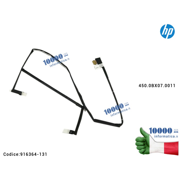 Cavo Flat LCD HP Envy X360 15-BP 15-BQ 15-CP 15M-BP 15M-BP 15M-BQ 916364-131 450.0BX07.0011