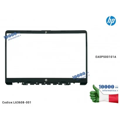 L63608-001 Cornice Display Bezel LCD HP 15-DY 15S-FQ 15-EF 15S-EQ 15T-DY TPN-Q230 TPN-Q222 (NERA) L63608-001 EA0P500101A