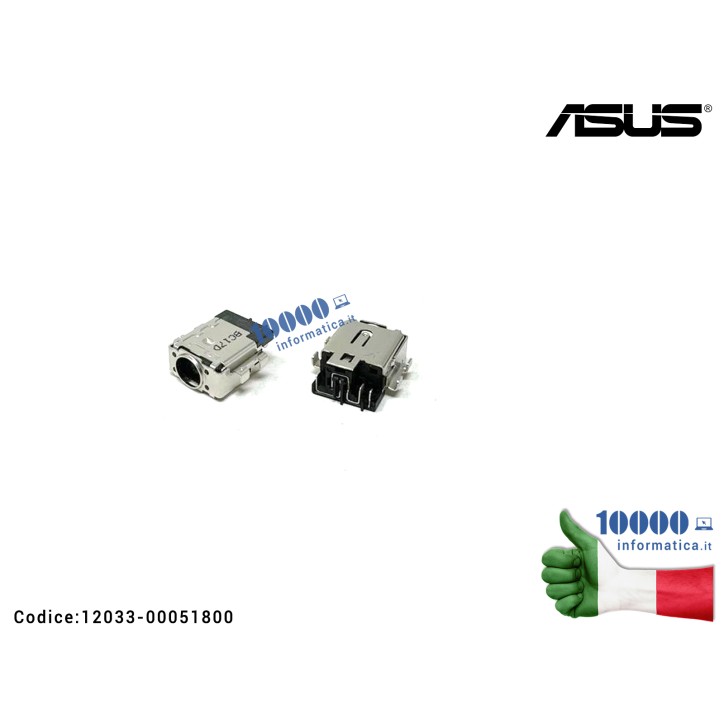 Connettore DC Power Jack ASUS ASUSPRO P3540 P3540F P3540FA P3540FB 12033-00051800