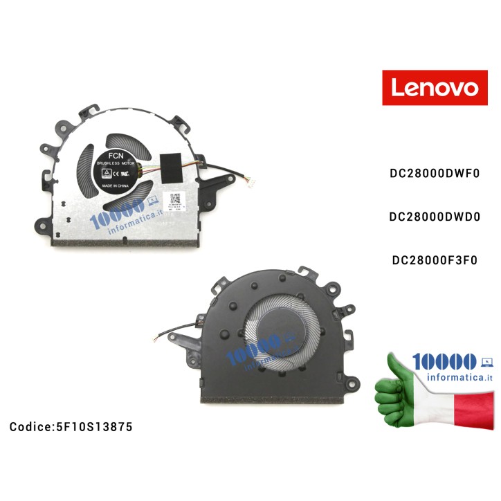 Ventola Fan CPU LENOVO IdeaPad S145-15 S145-15AST (81N3) S145-15IWL (81MV) S145-15API (81UT) S145-15IKB (81VD) S145-15IIL (81W8)