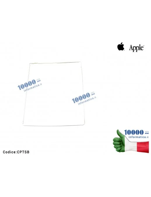 10590 Cornice Plastica Bezel per Touch Screen Vetro APPLE iPad 4 A1458 A1459 A1460 WiFi/3G [BIANCA]