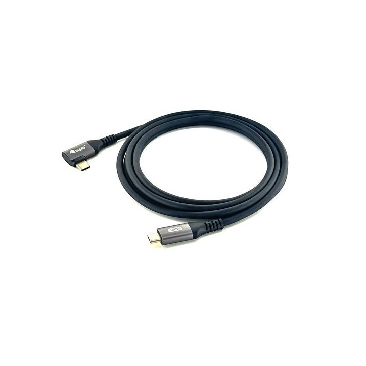 128893 Equip Usb 2.0 C To C 90? Angled Cable, M/M, 3.0M, 100W With