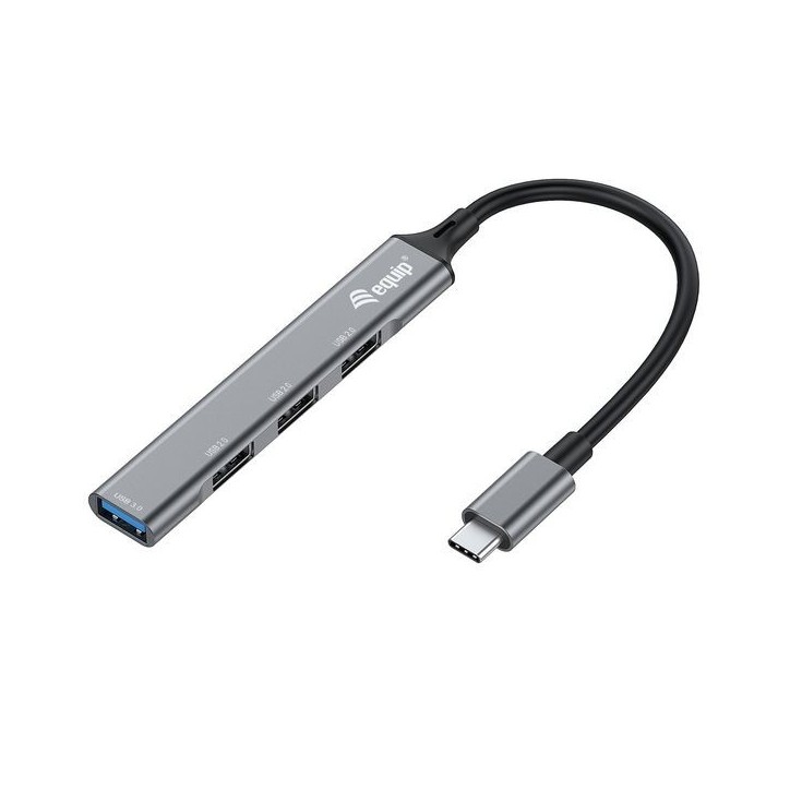 128961 Equip 4-Port Usb 3.0/2.0 Hub, Usb-C