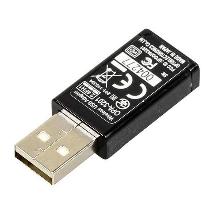 13840 Opticon Bluetooth USB RF adaptor OPA-3201, Black, USB A, Male,
