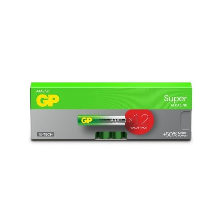 151433 GP SUPER ALKALINE AAA/LR03 Battery. 12-Pack