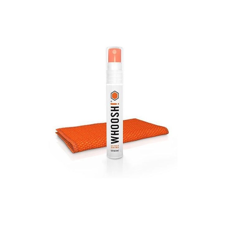 1FG08ENFR Whoosh! Pocket 8ml 100 sprays w. cloth Non Toxic Safe for all screens