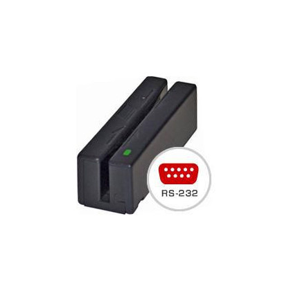21040079 MagTek Swipe Reader TK 1 2 Black, Port Powered