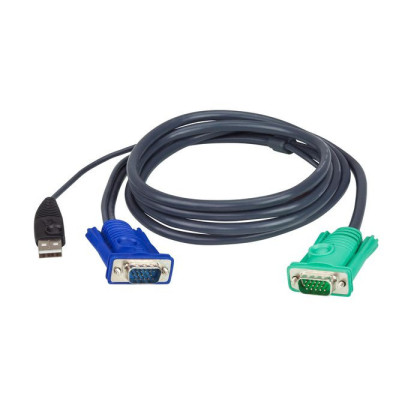 2L-5203U Aten KVM Cable USB PC to HD Switch 784569, 22673 3m USB KVM Cable 3m, 3 m,