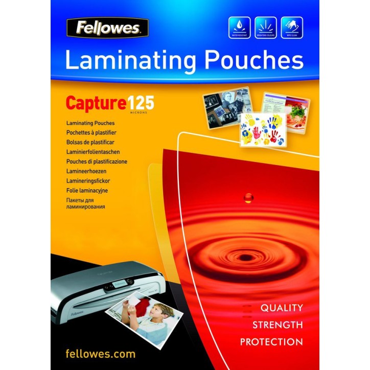 5307407 Fellowes Imagelast A4 125 Micron Laminating Pouch - 100 Pack